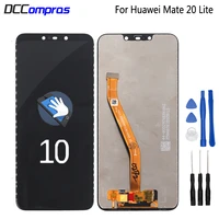 original for huawei mate 20 lite lcd display touch screen phone parts for huawei mate 20 lite screen lcd display with frame