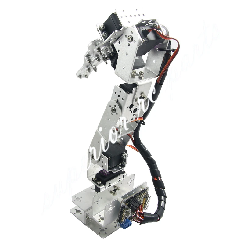 Arduino Robot 6 DOF алюминиевый Clamp Claw Mount Kit Механическая Роботизированная рука и