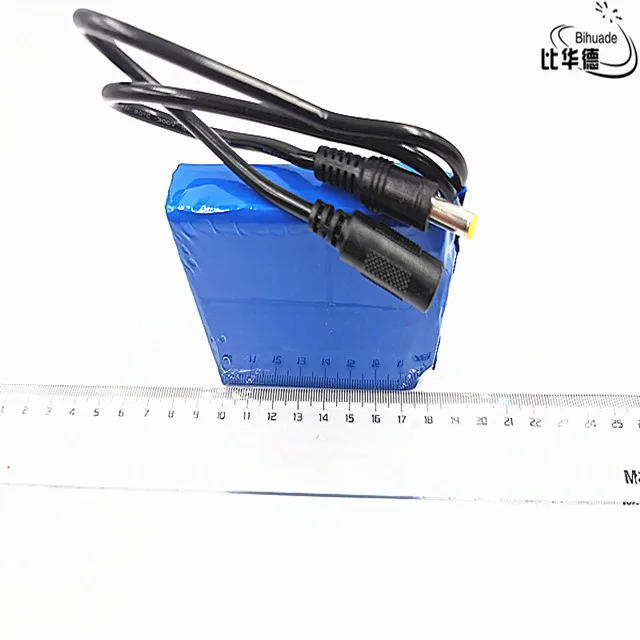 12 V 4000 mah литиевая батарея перезаряжаемая DC Батарея полимерная для монитора мотор