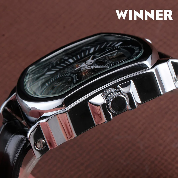2019 Winner Top Brand Retro Classic Designer Silver Full Stainless Steel Case Men Watch Luxury Mechanical Automatic Clocks | Наручные