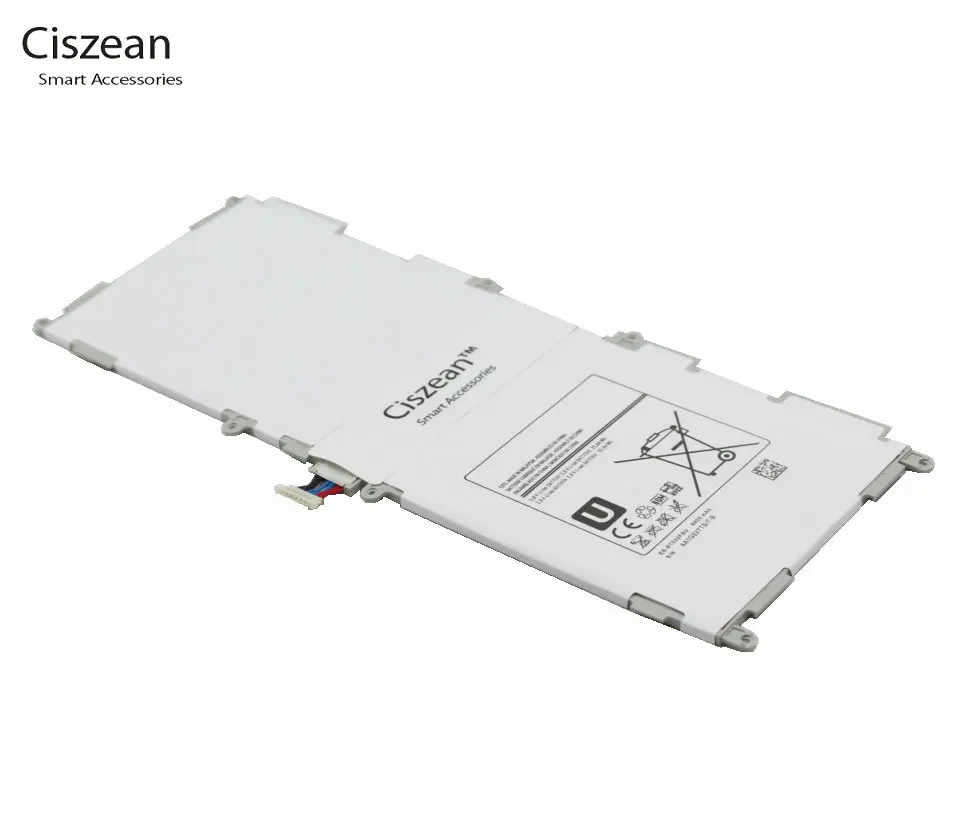 Ciszean 5 шт./лот 6800 мАч EB BT530FBC сменная батарея для планшета Samsung Galaxy Tab 4 10 1 &quotT530 T531 T535