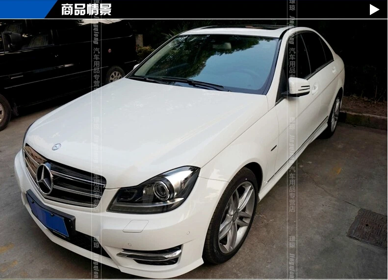 KOWELL автомобильный Стайлинг для Benz W204 фары 2011-2013 C180 C200 C260 светодиодные фары drl H7 hid Биксеноновые линзы ближнего света
