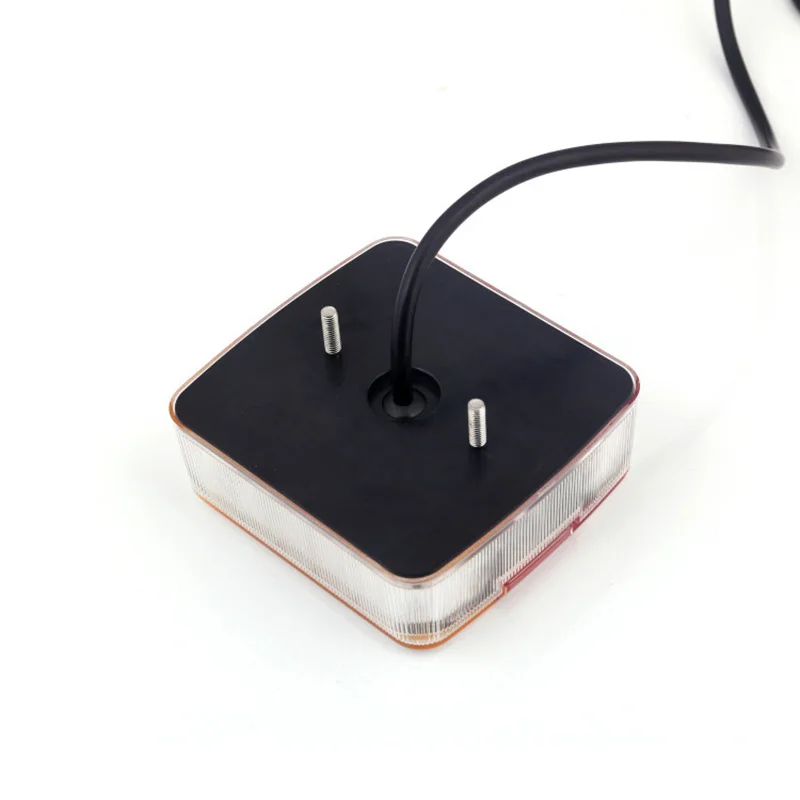 

1Set 12V Truck Trailer Rear Tail Lights Cable Kits Indicator Lamp System Assembly with Magnetic Holder