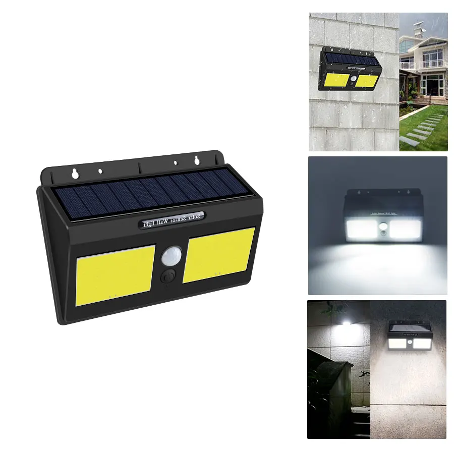

AVACOM LEDs Solar Powered Lights PIR Motion Sensor and Waterproof Switch Solar Lamp for Garden Decoration Outdoor Light