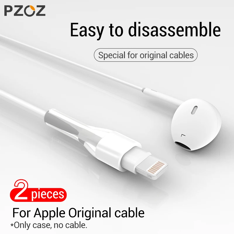 PZOZ USB C защита кабеля для iPhone 15 14 13 12 11 Pro Max Type шнур оригинального кабель