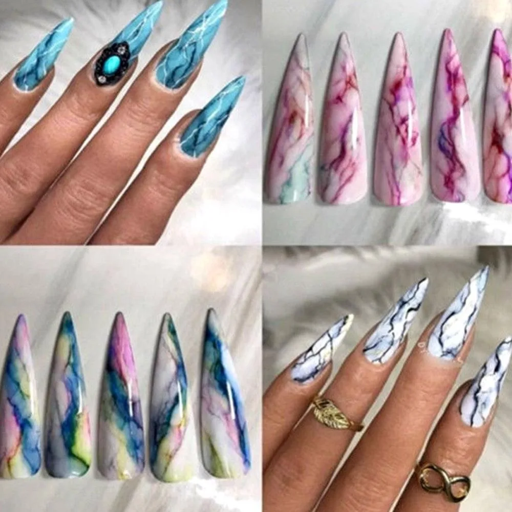Learnever 12 Colors UV Nail Gel Marble Style Polish Soak Off Semi Vernis Permanent gel lacquer New Arrival | Красота и здоровье