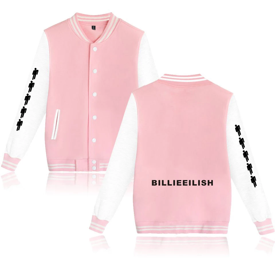 Новая бейсбольная форма, классический стиль, billie eilish, мужские/женские пальто, высокое качество, толстовка, Студенческая бейсбольная куртка для мальчиков/девочек, 4XL