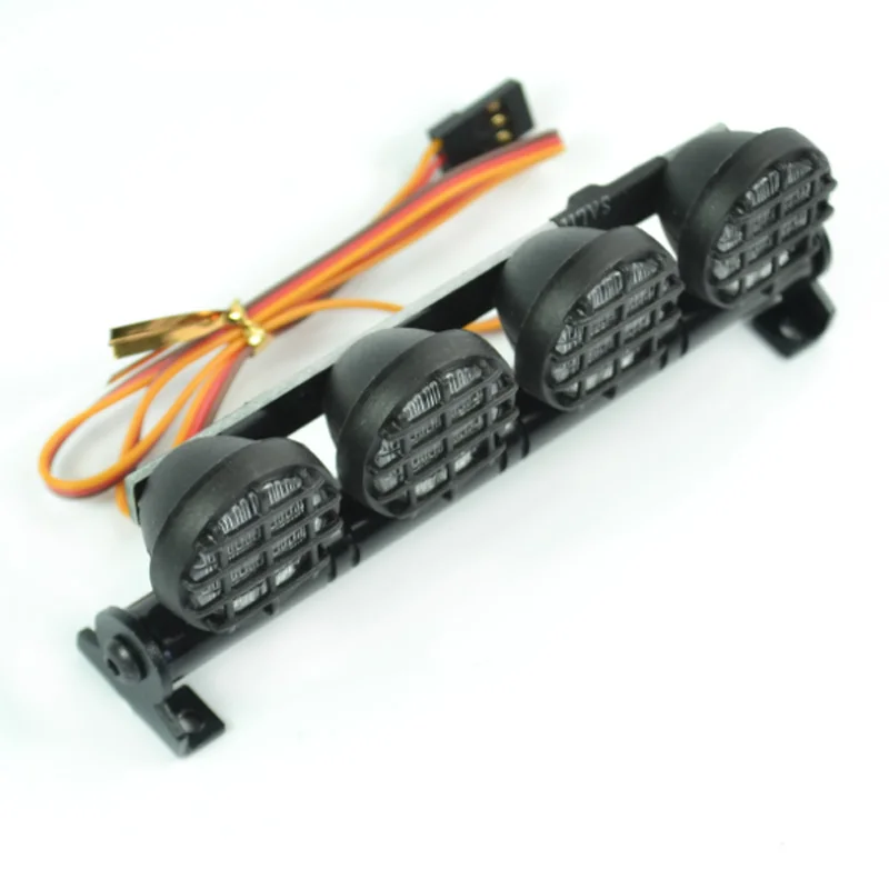 RC Рок светодиодный свет бар комплект для 1/10 Traxxas TRX4 осевой SCX10 RC4WD D90|Детали и