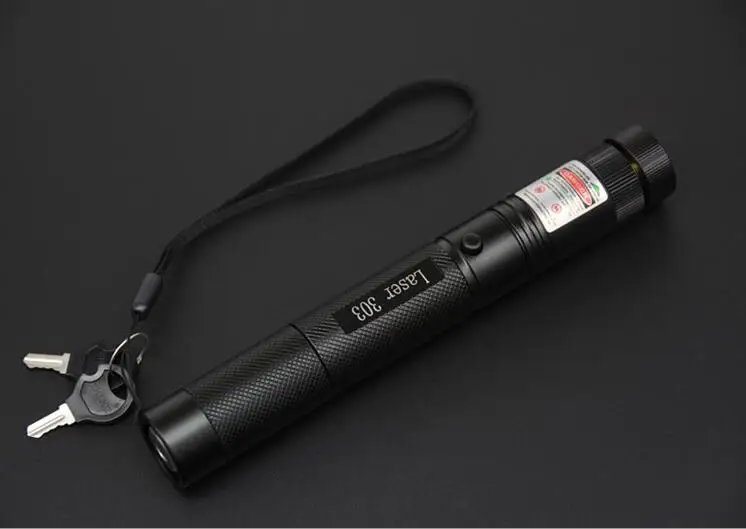 Hot! Green Laser pointer 100000m 532nm Flashlight Lazer burning SD Lasers 303 presenter Burn Matches &amp Light Cigarette+Safe key |