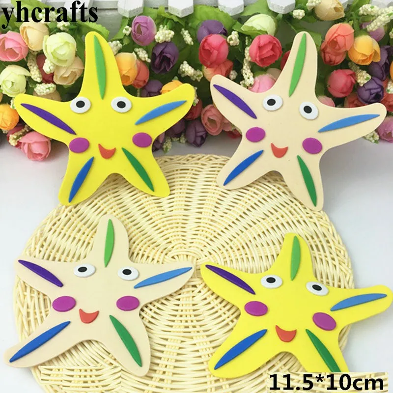 

1bag/LOT,Foam sea star without stickers Kindergarten crafts Sea world infauna Pocket craft Easter crafts Classic toys OEM