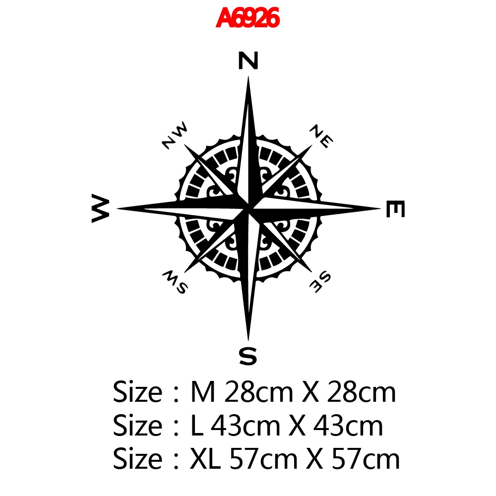 Fun Compass Home Decoration Accessories For Baby Kids Rooms Decor removable mural | Дом и сад