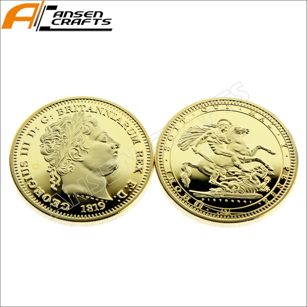 1819 Золотая монета "георгиус III"