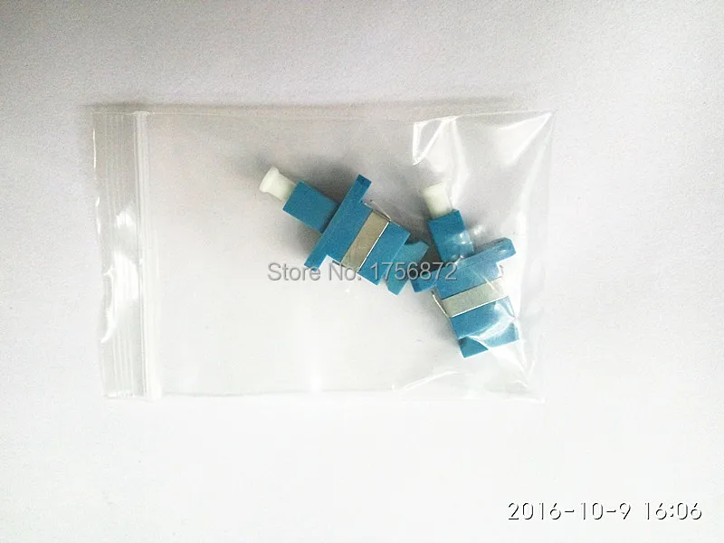 SC Female to LC Fiber Optic Adapter SC-LC Plastic Hybrid Optical Adaptor | Мобильные телефоны и аксессуары