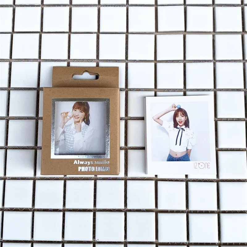 IZONE 40 шт./упак. KPOP Blackpink дважды Bangtan boys фотокарточек TXT GOT7 самодельные ломо карты фотокарточек изображение украшения свадебные принадлежности - Цвет: IZONE