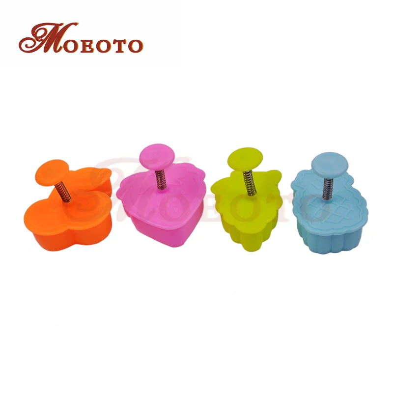 Mp-5 Симпатичные Фрукты пластиковый толкатель набор печенья классические