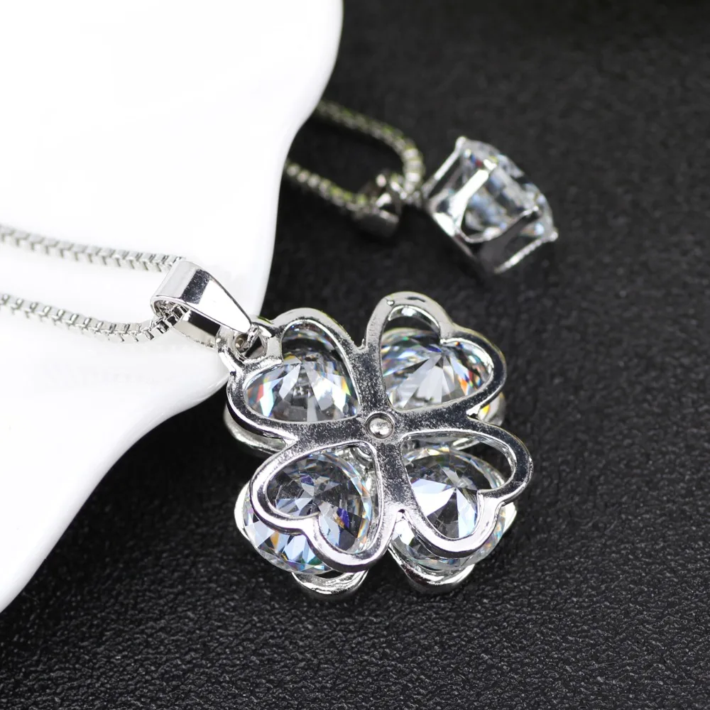 WEVENI массивные Кристальные ожерелья в виде сердца Подвески на длинной цепи