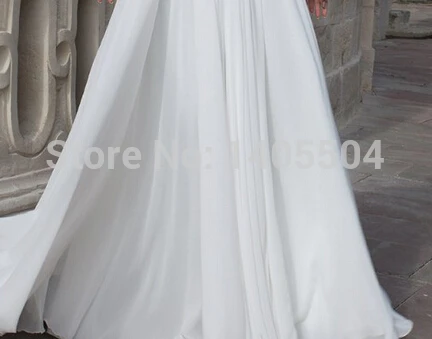 92015 New Vestidos crystals Rhinestone Applique Pearls Lace pleats Beaded Bridal Gowns Luxury sheer Cap Quality Wedding Dresses | Свадьбы и
