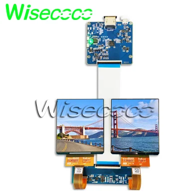 2pcs lcd with board 3,8 дюймов 1080x1200 COG OLED H381DLN01.2 планшетный ЖК-дисплей с hdmi mipi fpc micro usb плата контроллера терминал конне - Цвет: 2pcs lcd with board