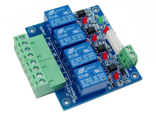 4CH реле DMX512 Контроллер релейный выход DMX управления 4 ходовой переключатель (макс.