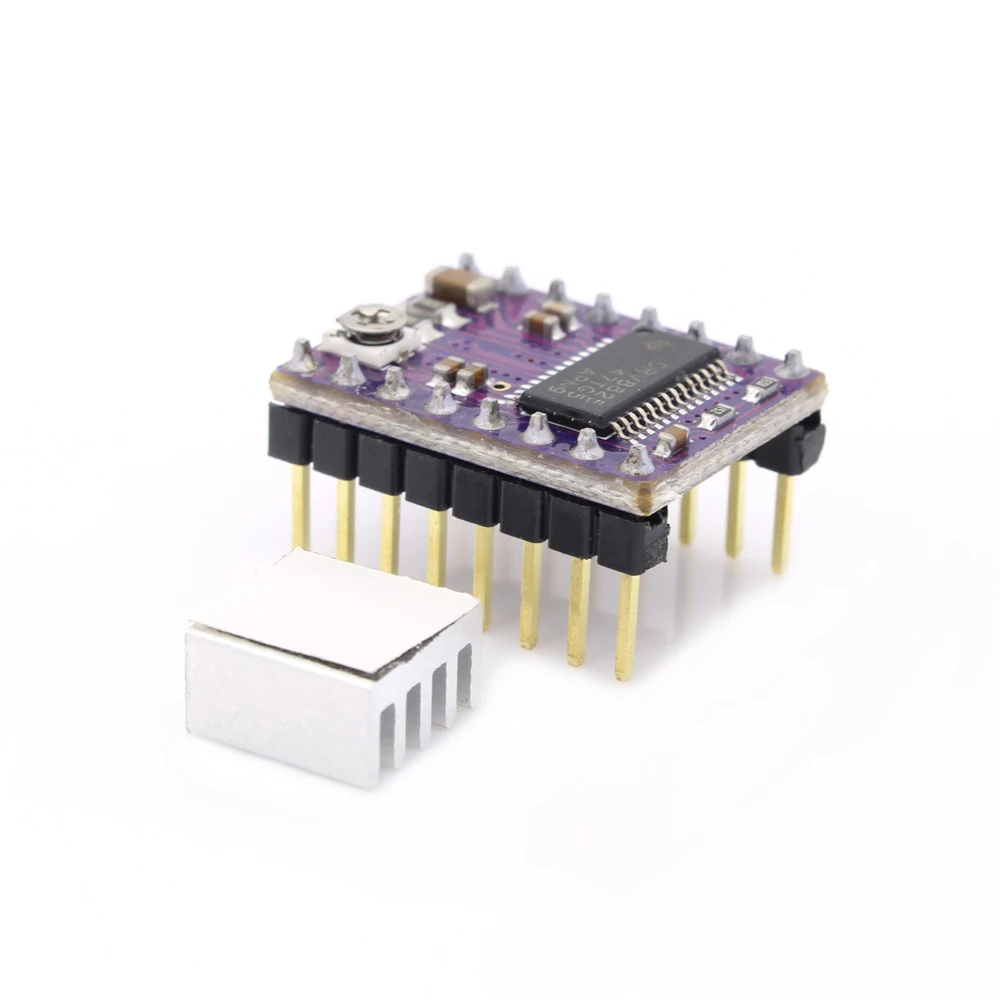 5pcs/lot New Stepstick Drv8825 For RAMPS Stepper Motor Driver HeatSink Part 3D Printers Parts Heat Sink 4 Layer PCB Purple Board - купить по