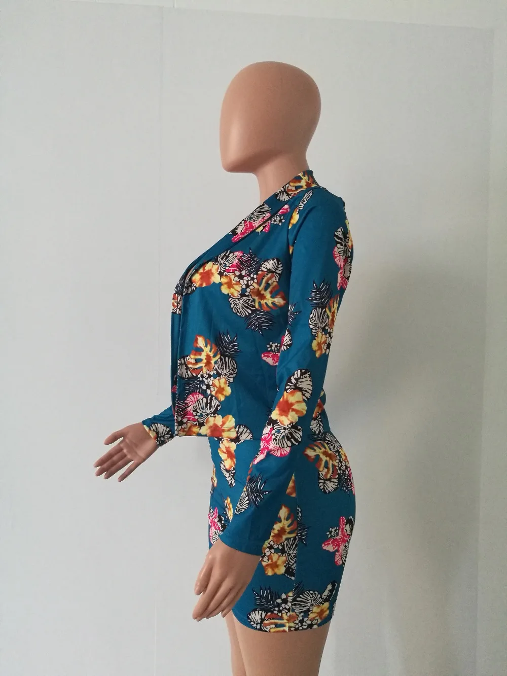2018 women two pieces shorts set Spring Autumn long sleeve print Western outfits elastic waist girls suit sets QM-TE3112 | Женская