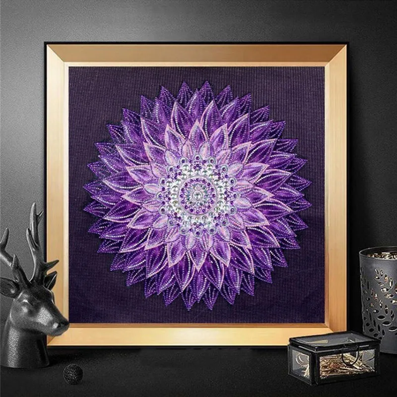 Алмазная живопись Мандала религия цветок вышивка распродажа картина Стразы