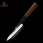 FINDKING 5-дюймовый плакированный стальной японский профессиональный восьмиугольный кухонный нож для фруктов универсальные ножи