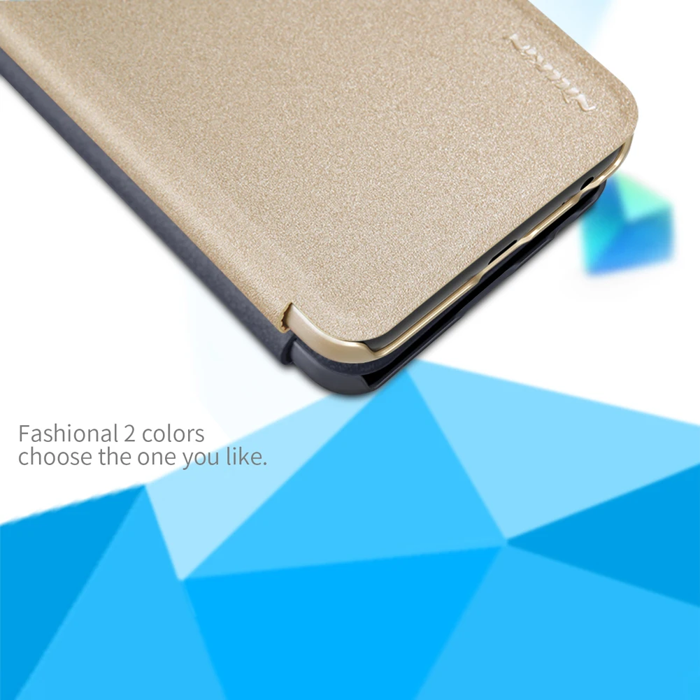 Чехол книжка из ПУ кожи для Samsung Galaxy j6 Nillkin Sparkle|Бамперы| |