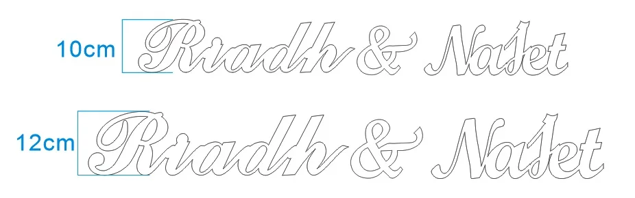 Бесплатная доставка Серебряный Порошок Лука Стоя Буквы Знак