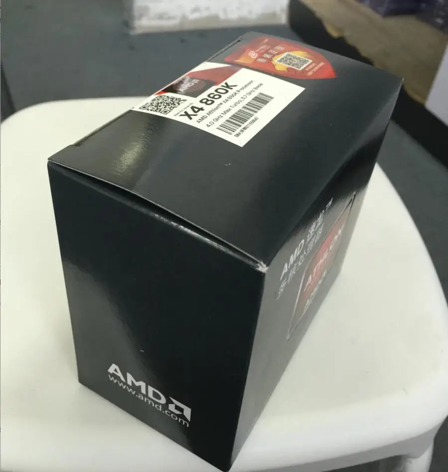 Компьютер AMD Athlon X4 860K X860K в коробке с радиатором FM2 + четырехъядерный процессор 100%