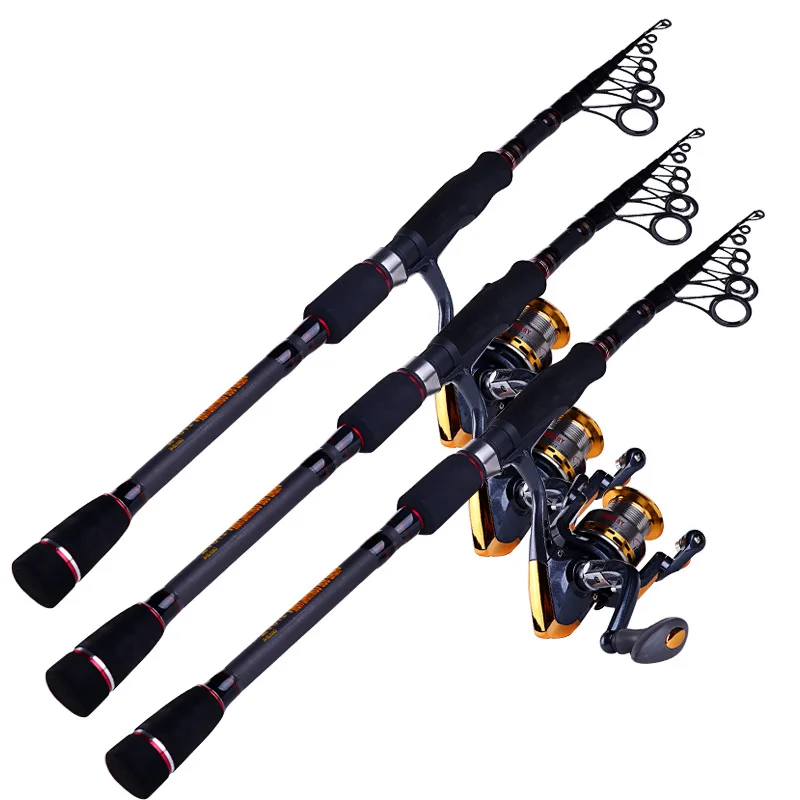Throwing Lure Spinning Fishing Rods Rock Rod Ocean Boat Raft Telescopic Sea | Спорт и развлечения