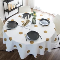 cloth round tablecloth waterproof and oil proof table cloth anti scalding round table mat
