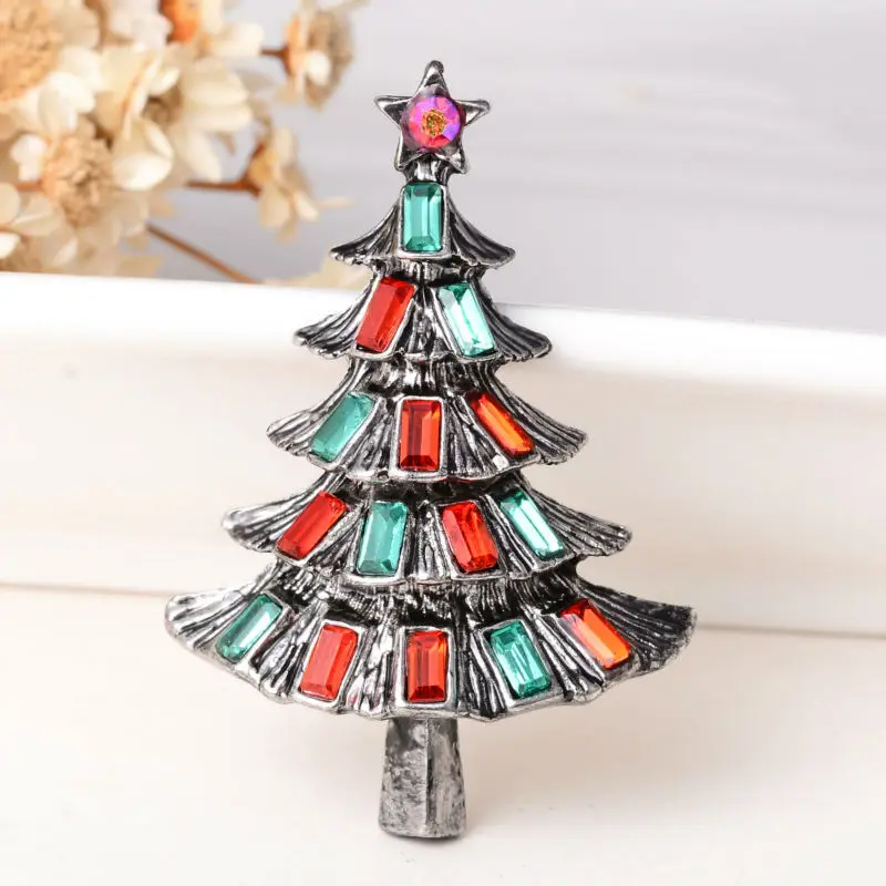 Новый дизайн винтажные рождественские булавки и броши для женщин девушек