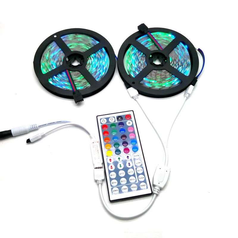 10 м набор светодиодных лент SMD 5050 RGB 600LED гибкая лента для украшения дома освещение