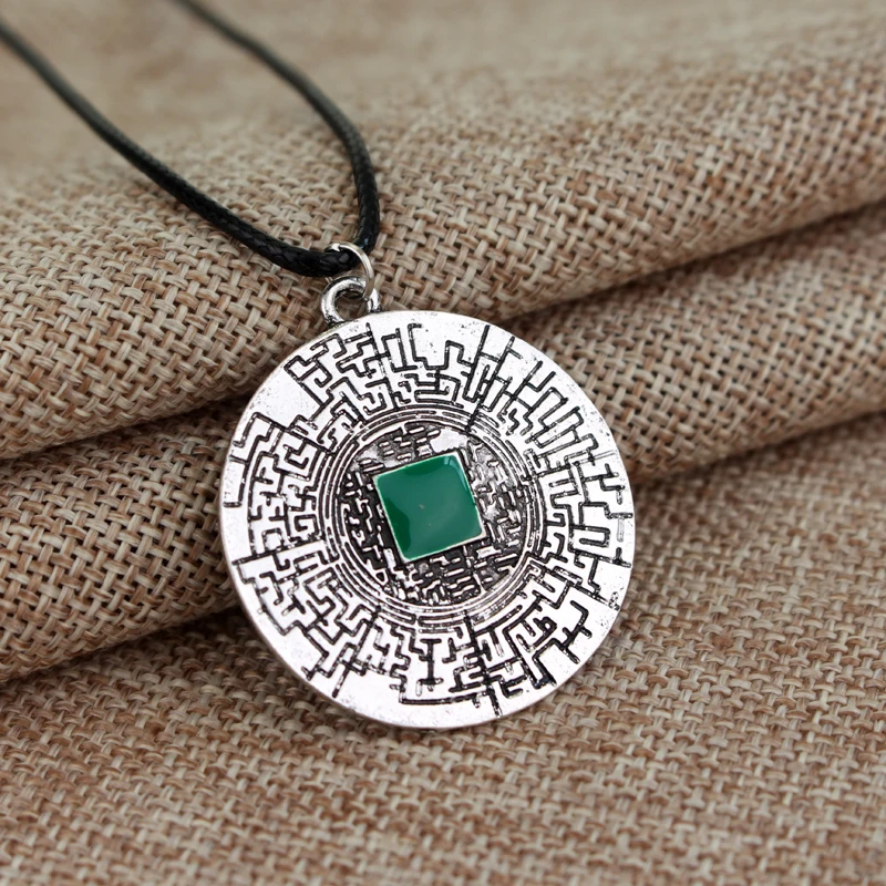 Adventure Movie New Style The Maze Runner Pendants Thomas Retro Rope Leather Necklace Vintage Round Women Men Statement | Украшения и