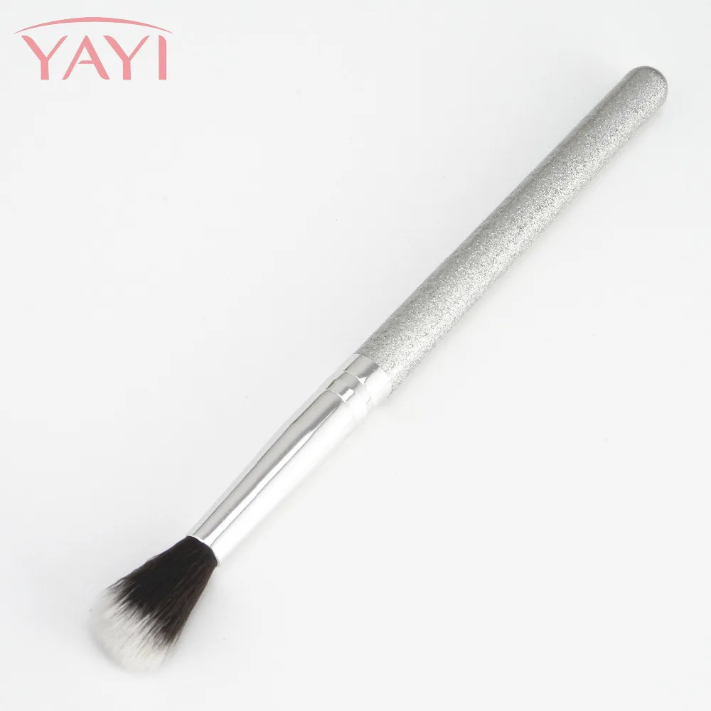 1 шт. портативная длинная мягкая кисть для смешивания теней Блестящая