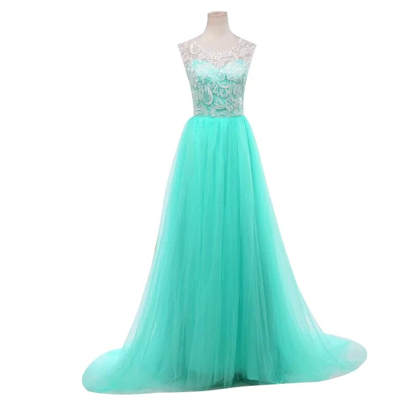 Платье vestido de madrinha casamento longo Новое фатиновое платье трапециевидной формы