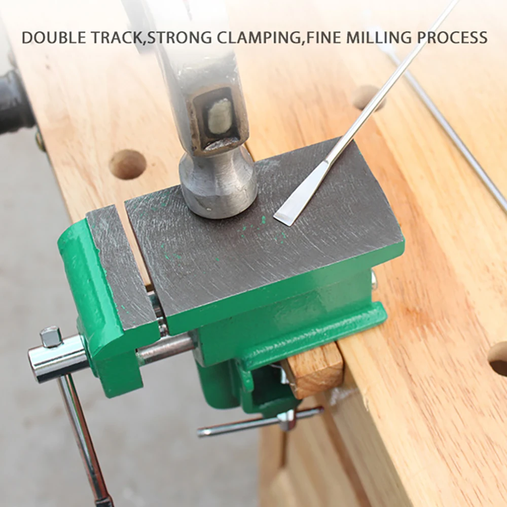 Multifunctional Jewelers Hobby Clamp On Table Bench Vise Mini Hand Tool Vice Clamp-On with Large Anvil | Инструменты