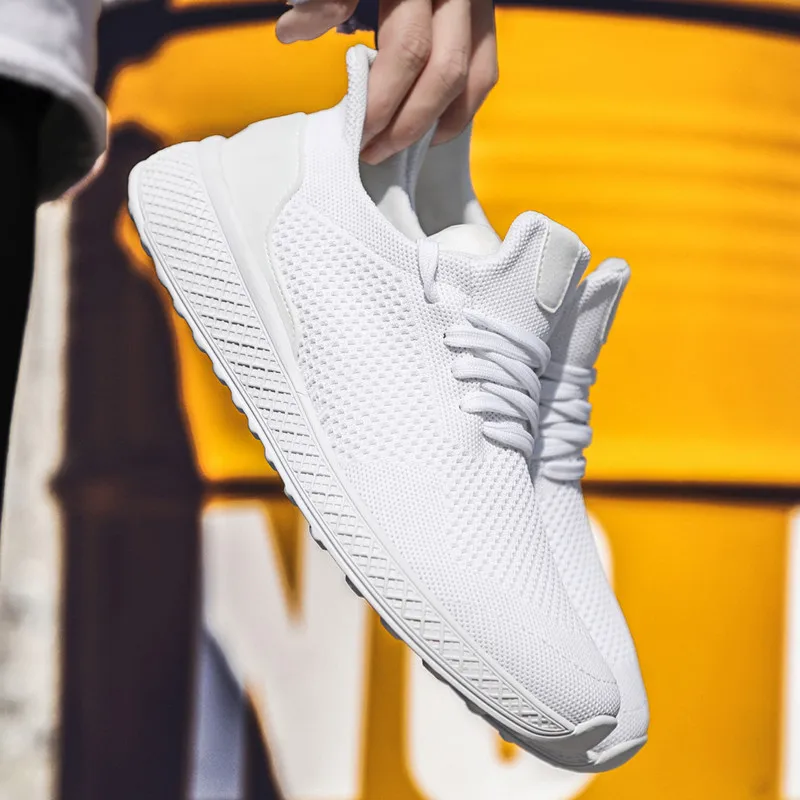 Men's Running Shoes Jogging Sports Ultra Light Weight Outdoor Fitness Summer Breathable Training Comfortable Male Sneaker | Обувь