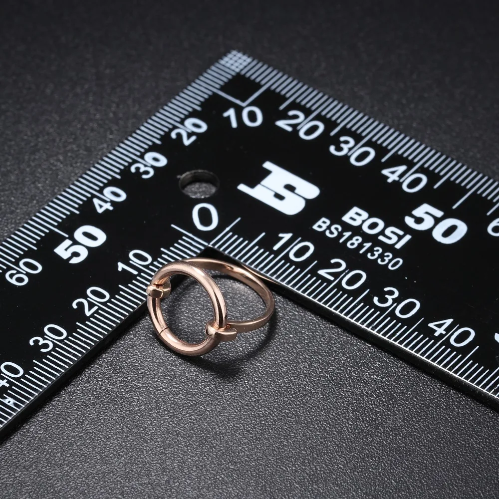 Творческий Нержавеющая сталь Кольца для Для женщин никогда не увядает женский