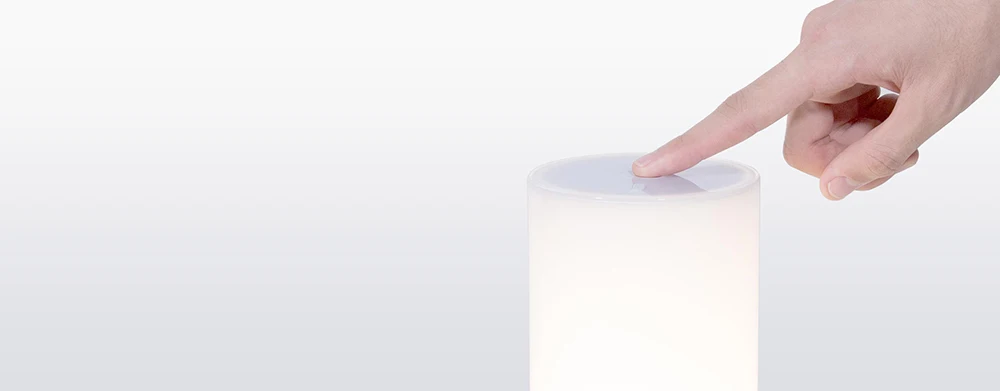 Оригинальная Xiaomi mi прикроватная лампа mi jia Smart Light для внутреннего кровати 16 миллион цветов Изменение цвета Bluetooth WiFi сенсорное управление