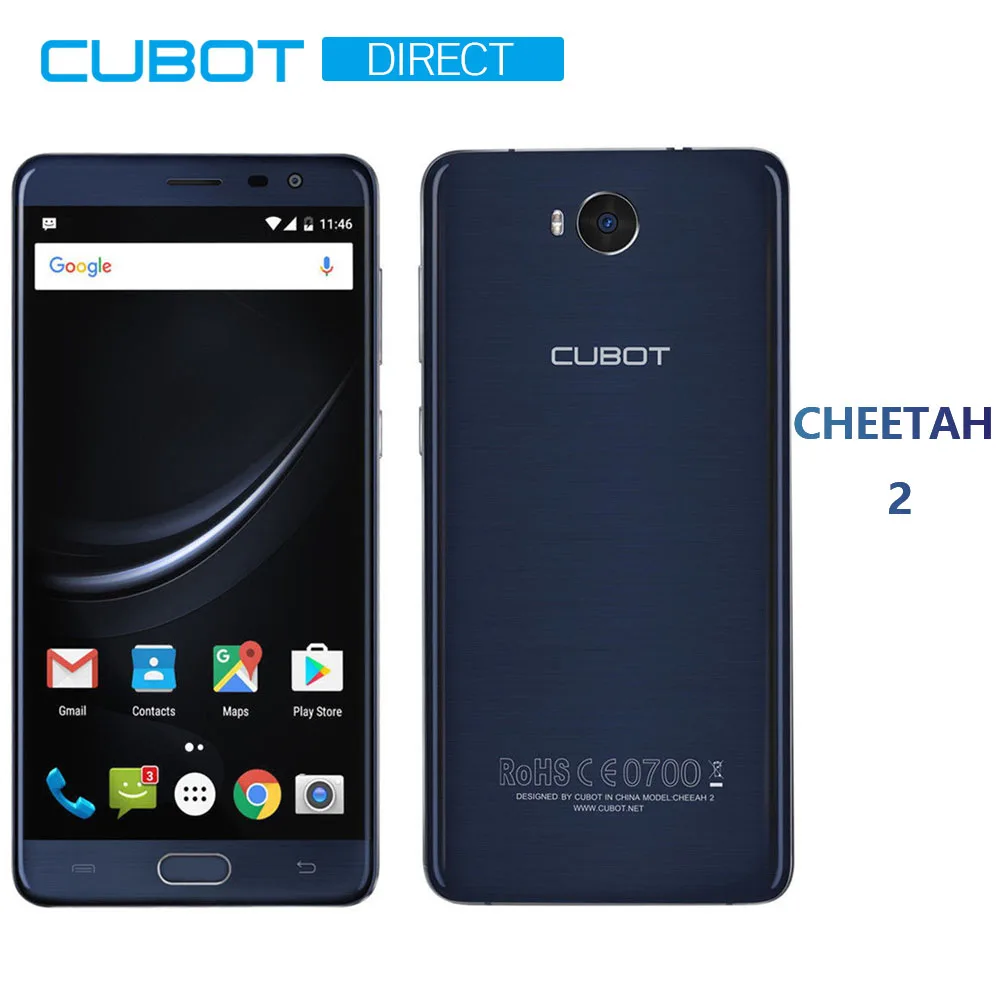 Cubot Cheetah2 MT6753 Восьмиядерный 5 &quotвысокое разрешение распознавание отпечатка
