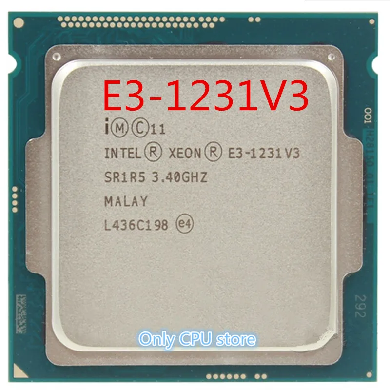 Оригинальный процессор Intel Xeon 3 40 ГГц 8 м LGA1150 четырехъядерный для настольного ПК с