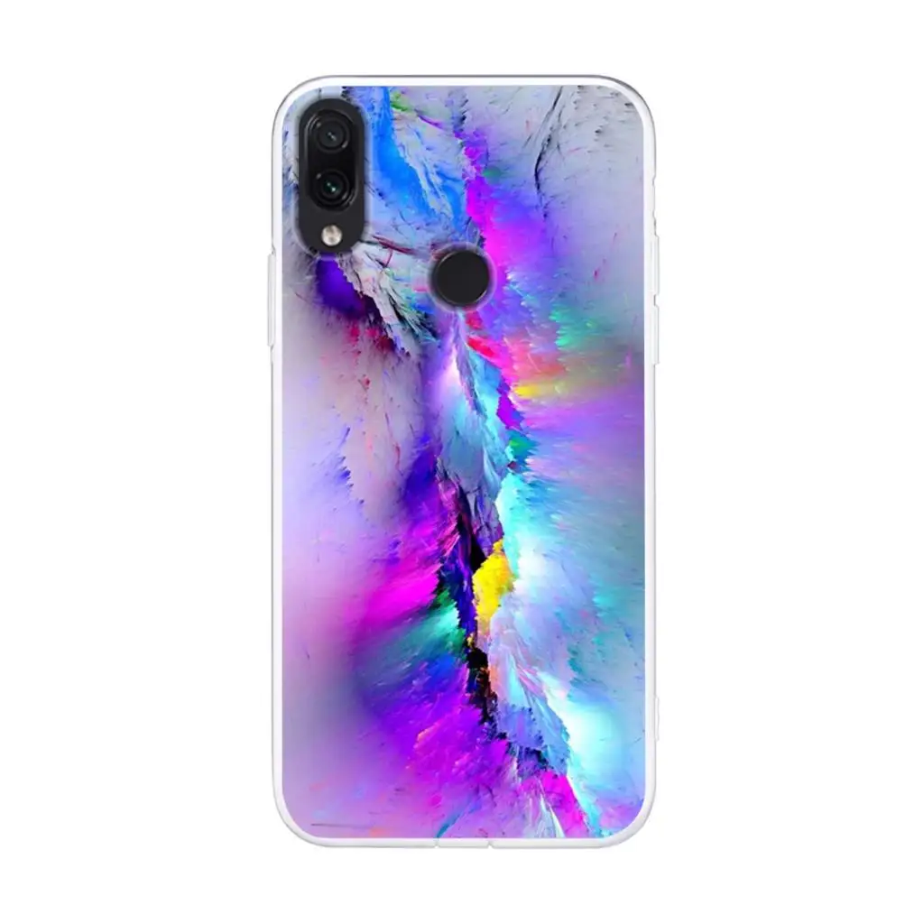 Чехол из ТПУ с рисунком для телефона Xiaomi Redmi Note 7 Pro бампер чехол мягкого силикона |