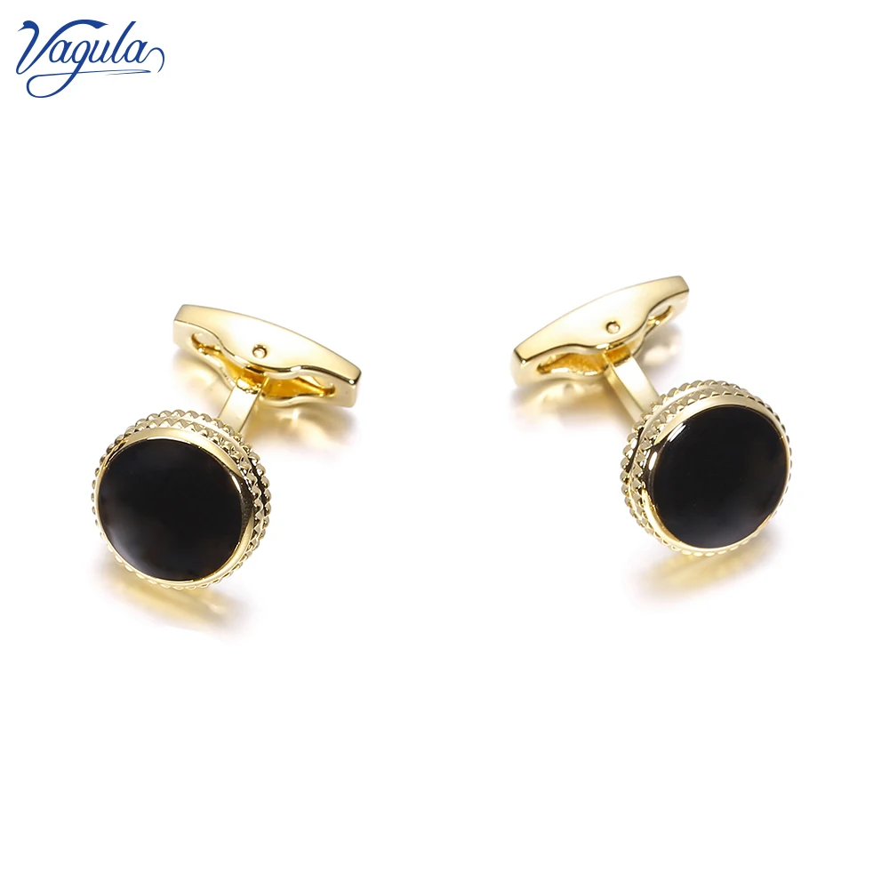 

VAGULA Hot Sale Cufflink Enamel Gemelos Luxury Button Men Jewelry French Shirt Cuff links 826