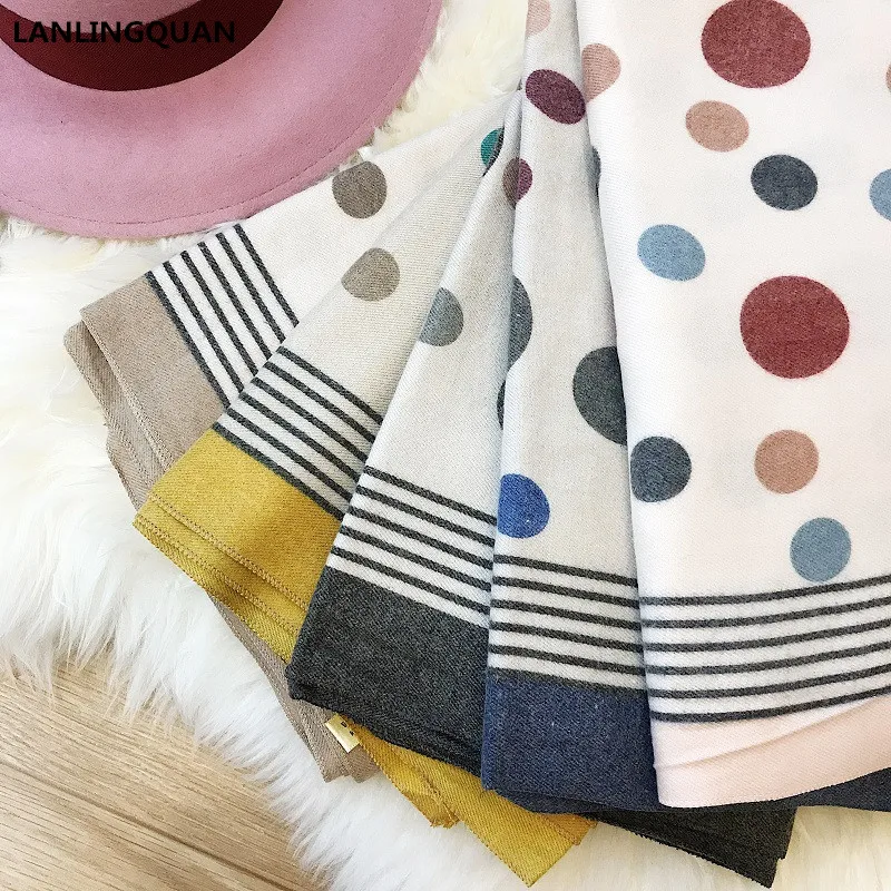 Женский шарф роскошная брендовая кашемировая бандана 2018 модные теплые шарфы