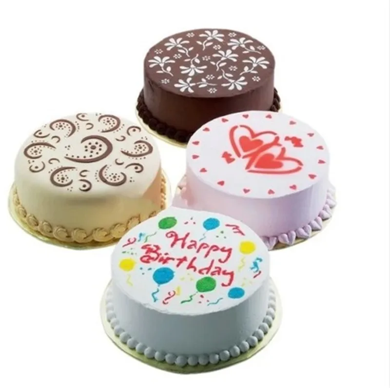4 шт./компл. торта украшения формы помадка сахарный шоколадный маленький