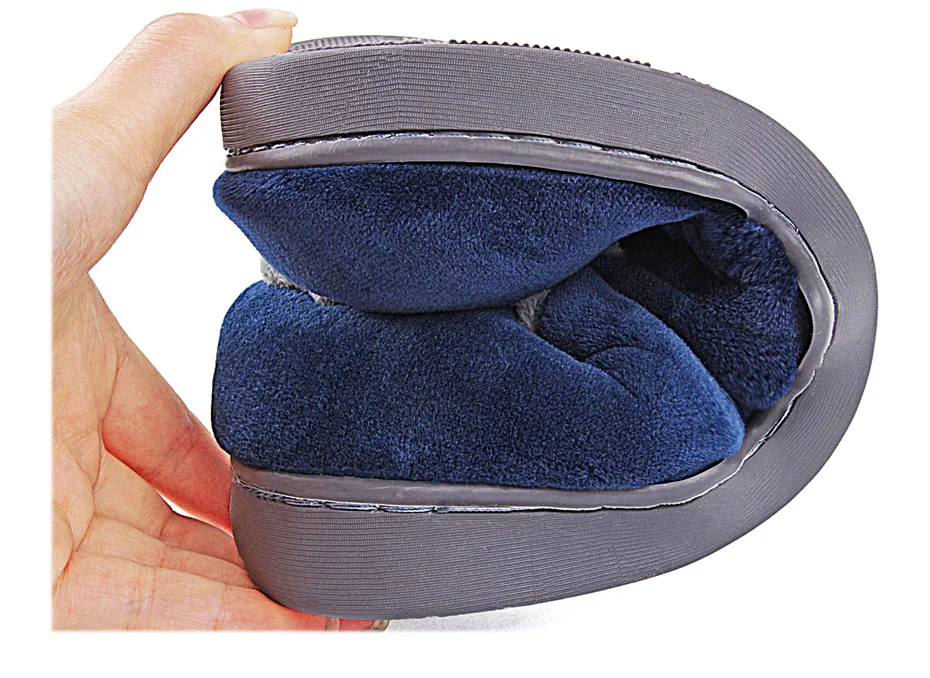 ShoeFurry/хлопковая обувь с рисунком кота; мужские зимние домашние тапочки; нескользящая домашняя обувь; мужские теплые плюшевые тапочки для спальни; Утепленная обувь