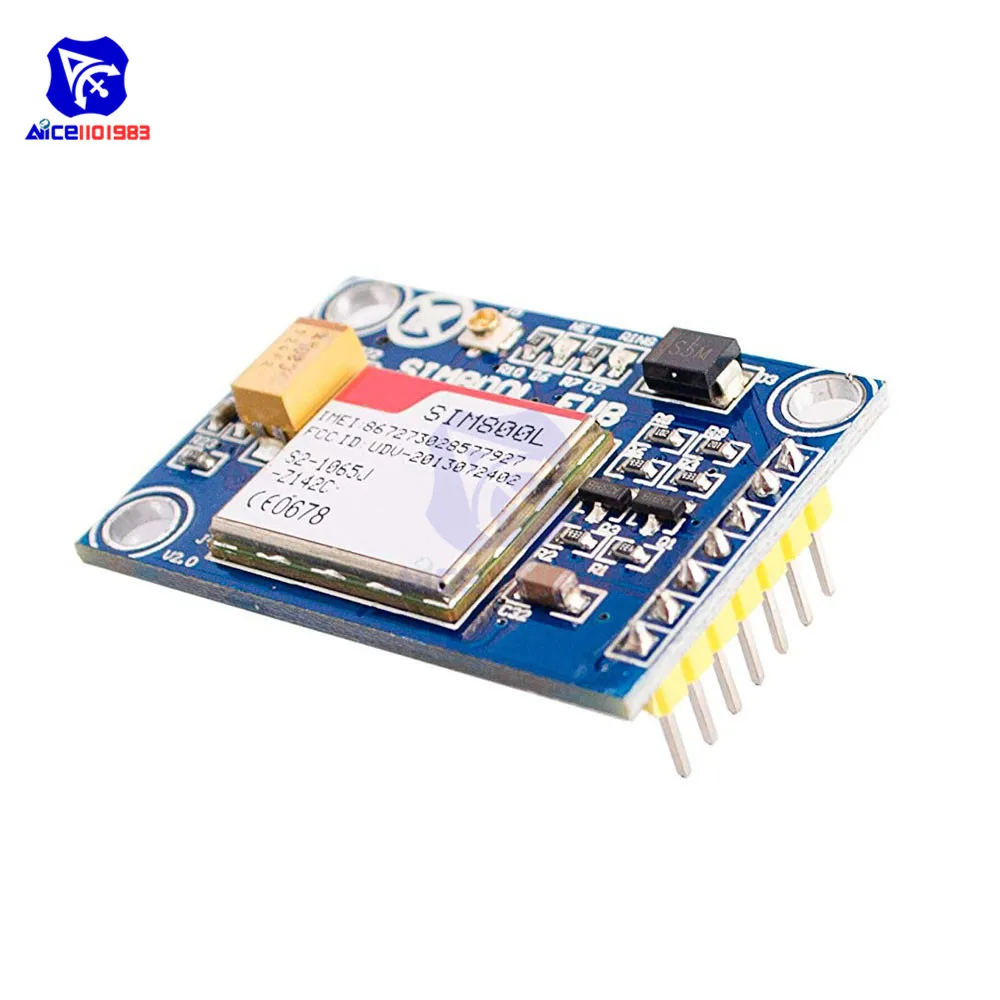 Беспроводной модуль GSM GPRS с антенной IPX для Arduino diymore SIM800L Bluetooth Ver 3 0 | Электронные