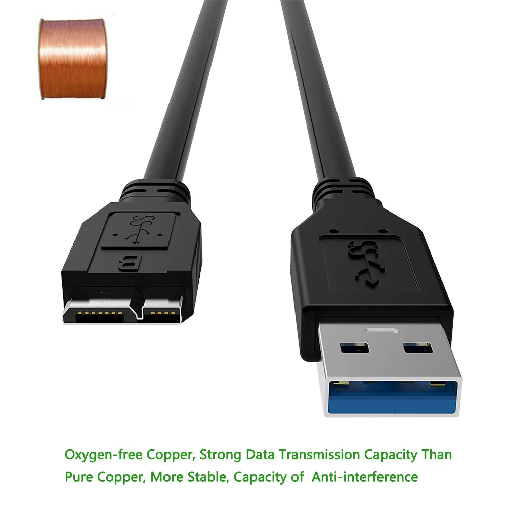 USB 3,0 type A к Micro B кабель для samsung S5 Note3 внешний жесткий диск HDD USB данные HDD провод шнур USB Micro B ChargeCabo